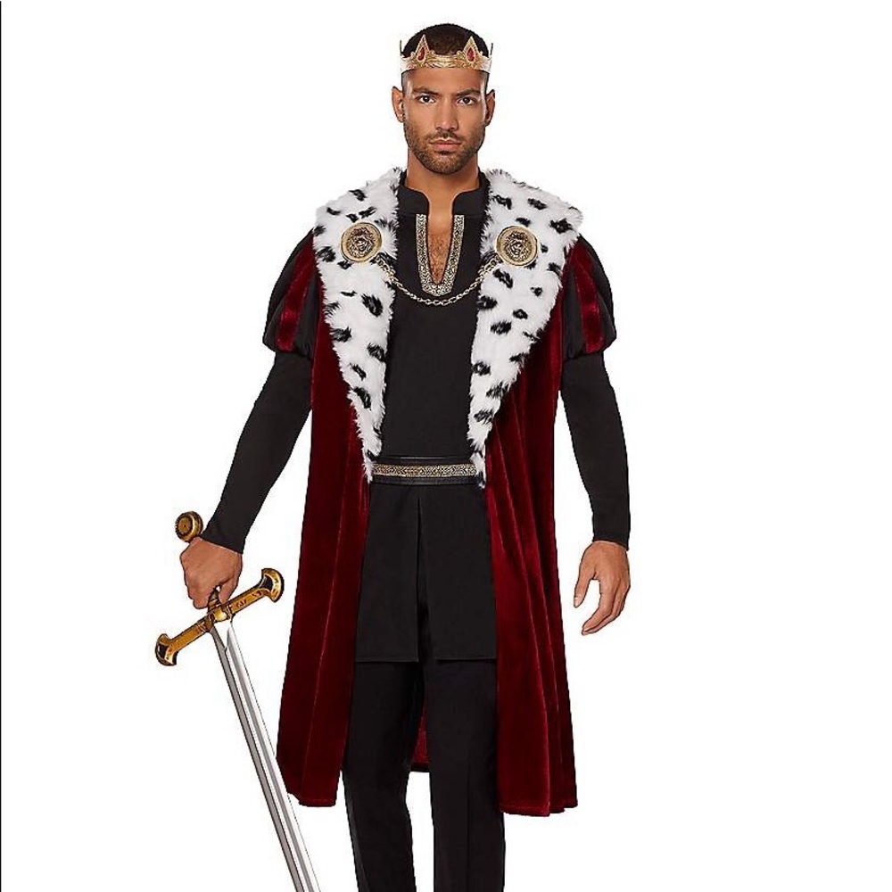 NWT Adult Noble King costume, size Small/Medium